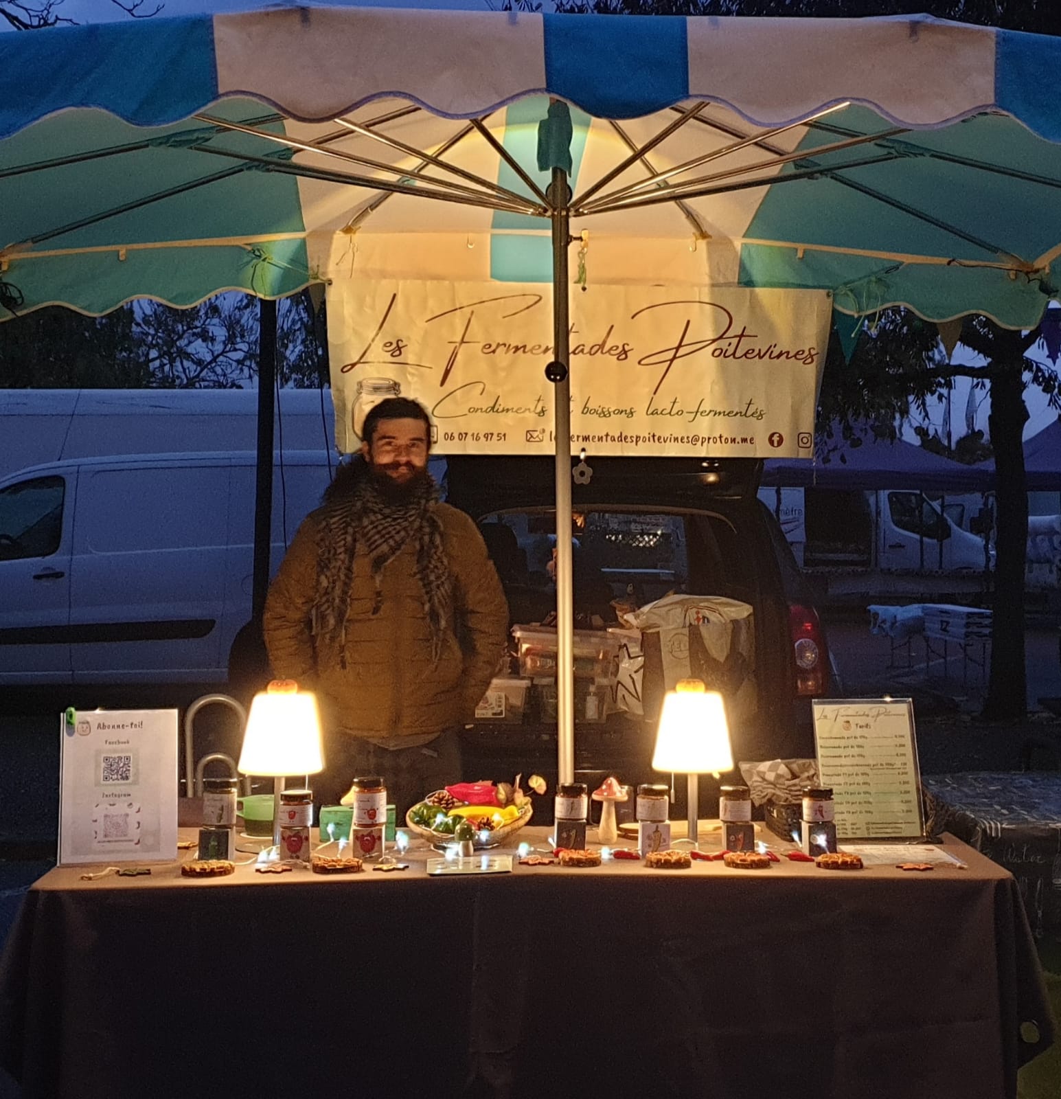 stand marche nocturne fermentades poitevines pierrick chauviere