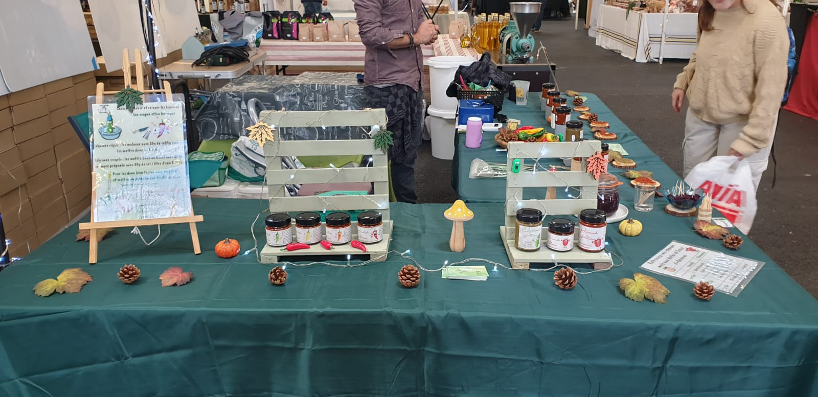 stand salon automne gamme condiments fermentades poitevines